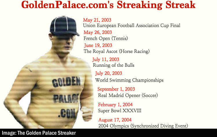 Golden Palace casino streaker Golden Palace casino streaker