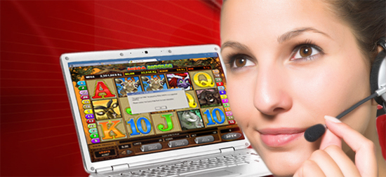 online casino support