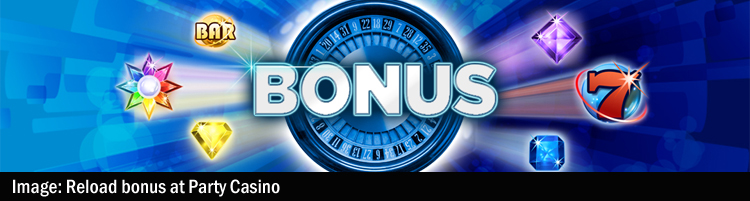 reload bonus party casino